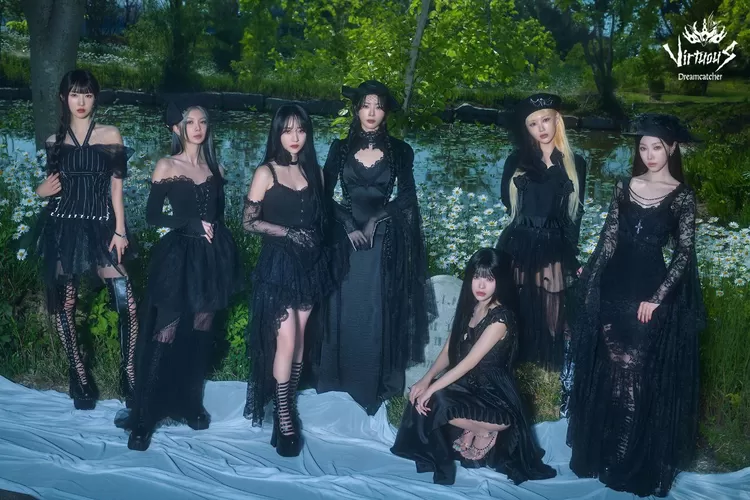 Dreamcatcher resmi comeback dengan merilis mini album VirtouS dengan lagu utama JUSTICE, pada Rabu, 10 Juli 2024. (Sumber: Twitter @hf_dreamcather)