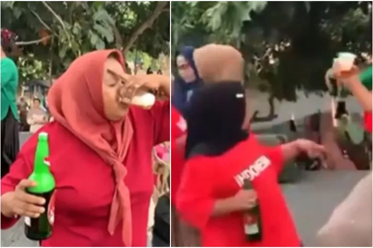 Video sekelompok Ibu-ibu di Jeneponto pesta miras viral di Medsos