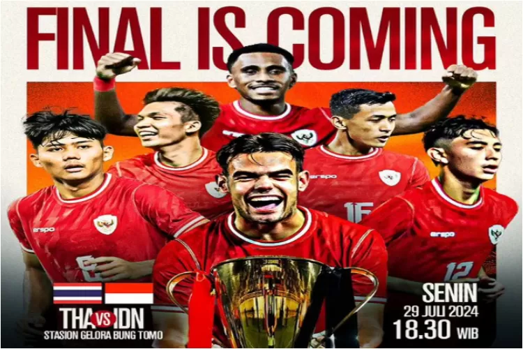 Info lokasi nobar Indonesia U19 VS Thailand U19 Final Piala AFF U19 2024 di Jawa Tengah dan Yogyakarta (Instagram/@timnas.indonesia)