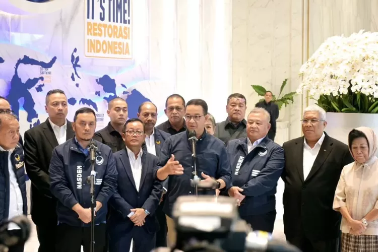 Potret Anies Baswedan saat Partai NasDem mengusung jadi Cagub DKI Jakarta (Instagram @aniesbaswedan)