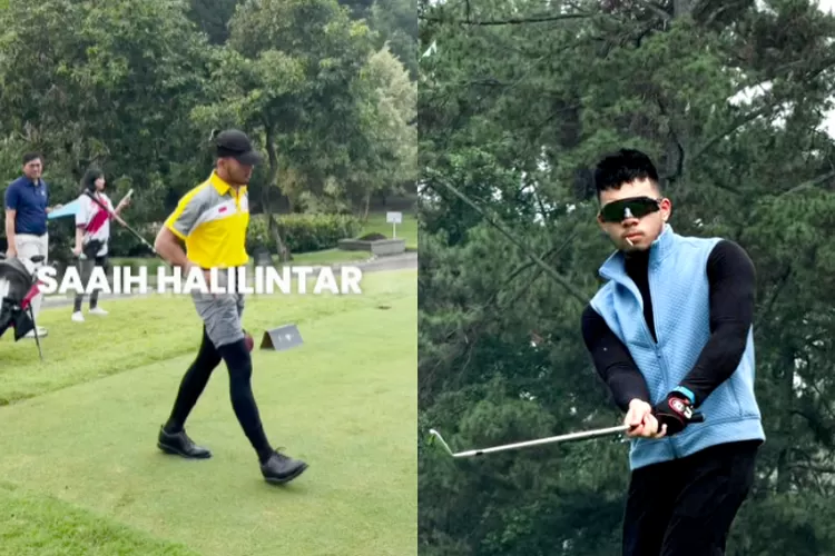 Potret Saaih Halilintar dalam Berlatih Golf  (Instagram/ @saaihalilintar)