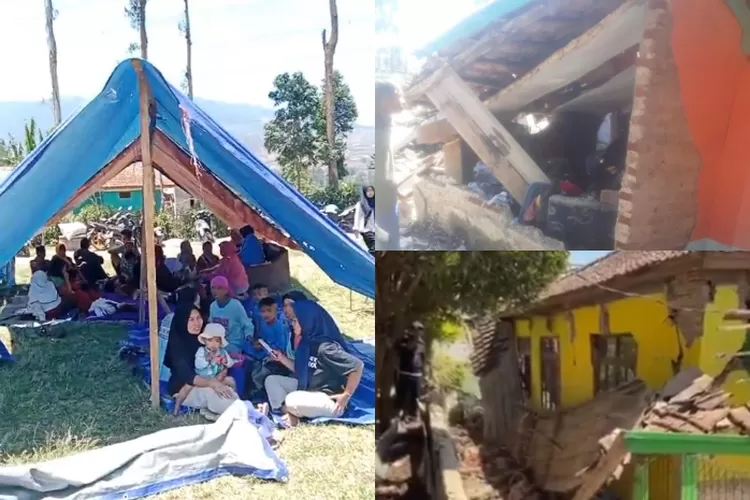 Potret Dampak Gempa Bumi di Kabupaten Bandung dan Garut Berskala M4,9 (X/ @ctaindonesia)