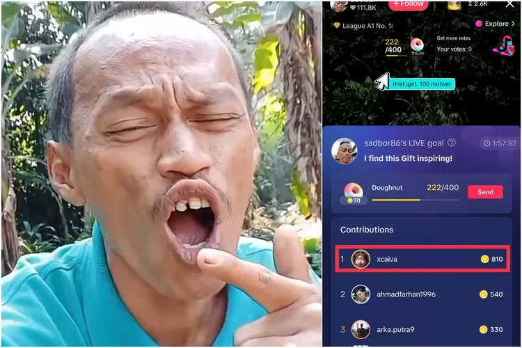 Sosok Gunawan Pemilik Akun TikTok Sadbor86 yang Terkenal dengan Joget Sadbor. (Foto/TikTok @sadbor86.)