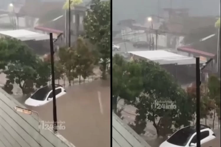 Potret Banjir Bandang di Sukabumi (Tangkapan layar Iinstagram @jabodetabek24info)