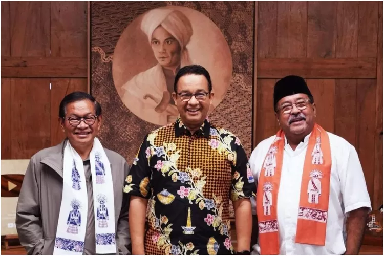 Anies Baswedan Saat Bertemu Pramono Anung dan Rano Karno. (Foto/Instagram @aniesbaswedan.)