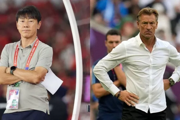 Adu Jago antara Shin Tae Yong dan Herve Renard, jelang laga Indonesia vs Arab Saudi (Instagram/@shintaeyong7777 dan @herve.renard.h)