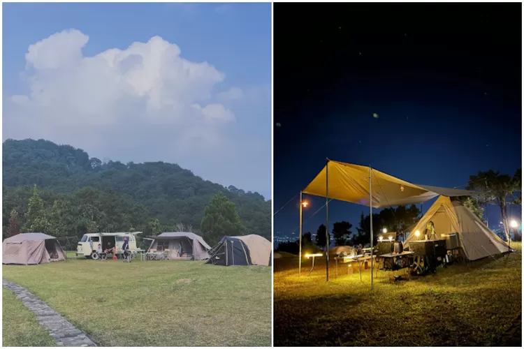 Suasana Berkemah di Amba Hills Puncak. (Foto/Maps/Amba Hills.)