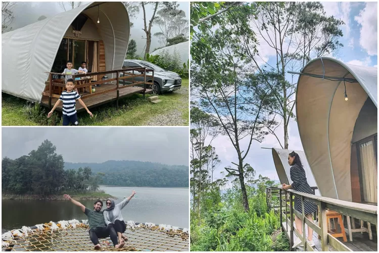Suasana di Glamping Lakeside Rancabali Ciwidey. (Foto/lakeside_rancabali.)