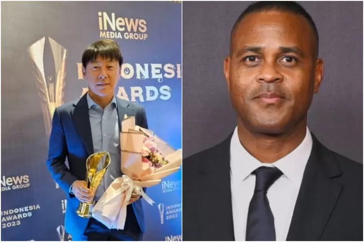 Shin Tae-yong dan Patrick Kluivert. (Foto/Instagram @shintaeyong777, @fabriziorom.)