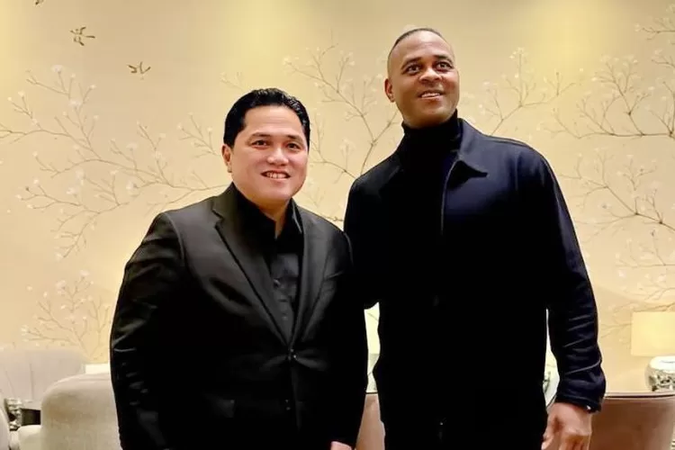 Potret Erick Thohir dan Patrick Kluivert. (Instagram @erick_thohir.)