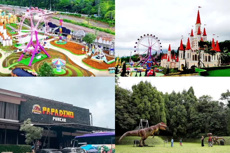 Destinasi Wisata Baru di Puncak Bogor (Instagram @papadinopuncak dan Instagram @hibiscfantasypuncak_bogor)