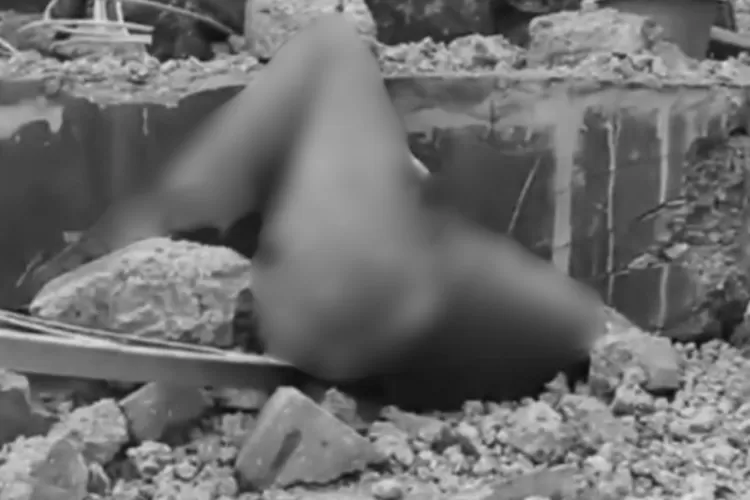 Potret korban tertimpa reruntuhan coran di Bekasi (foto/Twitter @kabarnegeriid_)