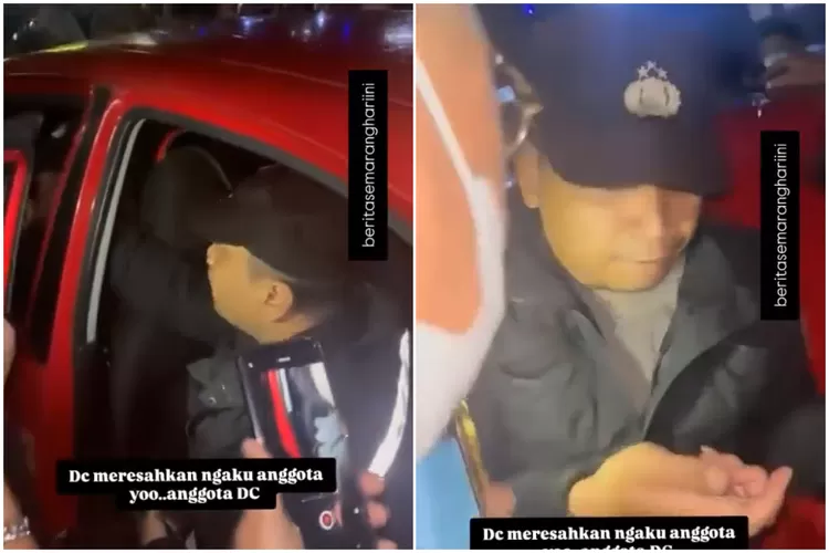Viral di X Oknum Polisi Diduga Lakukan Pemerasan. (Foto/X @jatengtwit.)