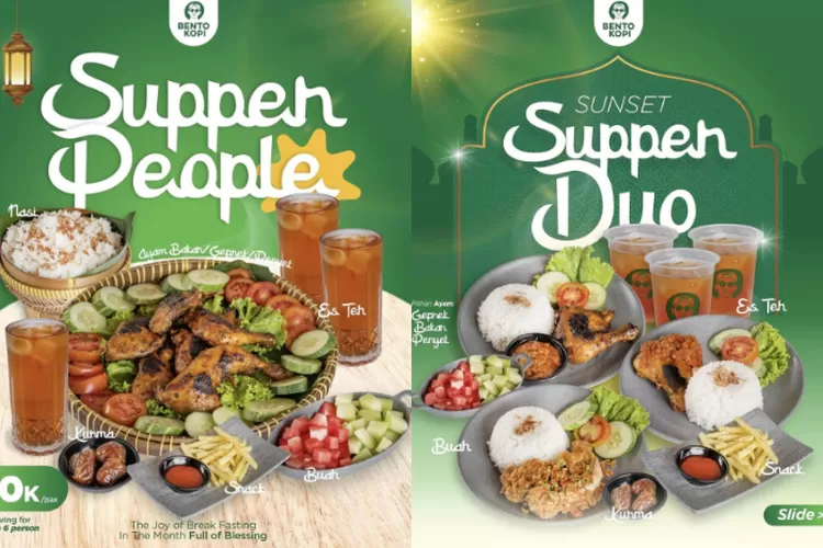 Bento Kopi Pakansari Menu Berbuka Puasa (Instagram @bentokopi_pakansari)