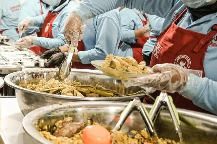 Ilustrasi program makan bergizi gratis (Kemensos RI)