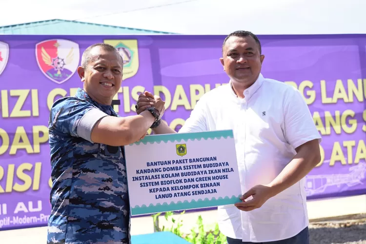 Bupati Bogor Rudy Susmanto Apresiasi Dapur SPPG dan Sentra Edukasi Gizi Lanud ATS Wujud Nyata Sinergi Bangun Generasi Sehat. (Foto/Diskominfo Kabupaten Bogor.)
