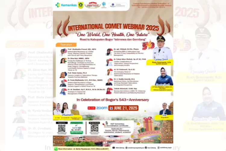 RSUD Bakti Pajajaran Gelar Seminar Internasional COMET 2025 dalam Rangka Hari Jadi Bogor ke-543 (IMDB)
