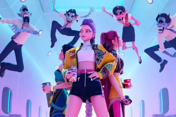 Perjuangan Huntrix! Sinopsis Film KPOP Demon Hunters (2025) Girl Group Penjaga dari Kejahatan Iblis (IMDB)