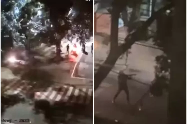 TNI dan polisi menerobos masuk ke Universitas Pasundan (Unpas) dan Universitas Islam Bandung (Unisba) pada Selasa, 2 September 2025 dini hari. (Foto/X @aehaael.)