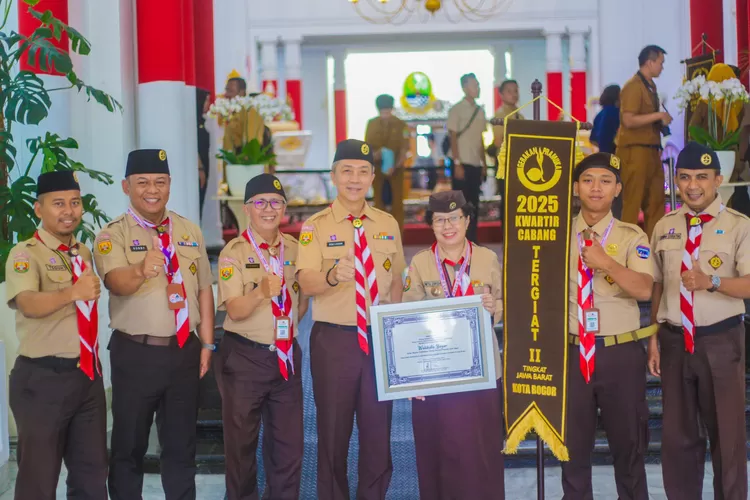 Dedie Rachim Raih Lencana Melati, Pramuka Kota Bogor Cetak Sejarah Baru. (Foto/Humas Kota Bogor.)