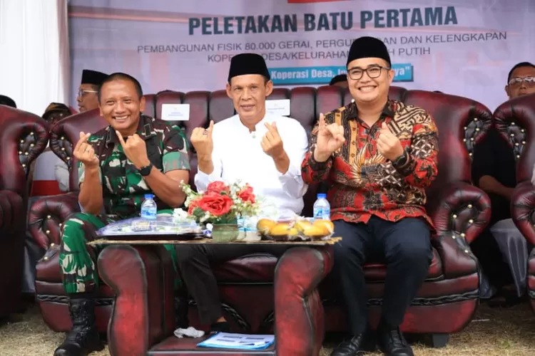 Jaro Ade Dukung Pembangunan Koperasi Desa Merah Putih di Parung. (Foto/Humas Kabupaten Bogor.)