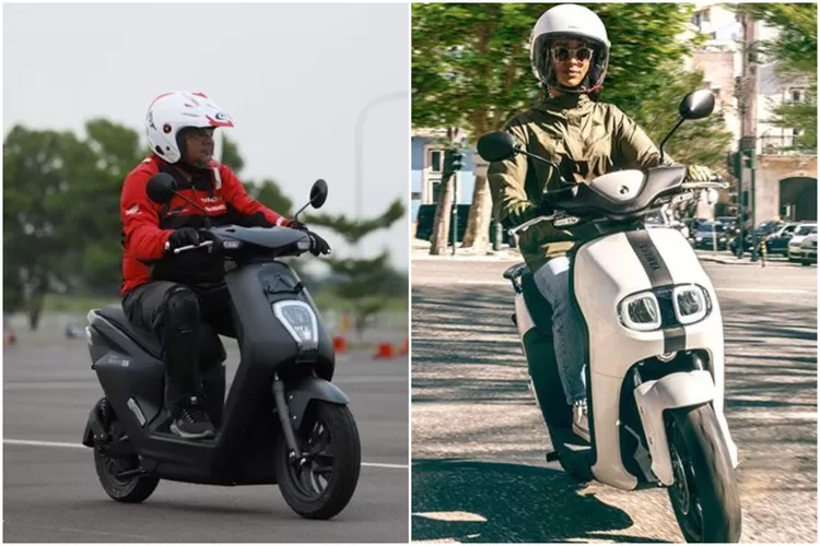 Motor Listrik Honda EM1 E: dan Yamaha Neos. (Kolase/PT Astra International Tbk, yamaha-motor.eu)