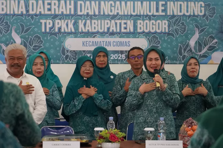 TP-PKK Kabupaten Bogor Dorong Penguatan Kader Lewat Bina Daerah di Ciomas. (Foto/Tim Komunikasi Publik/Diskominfo Kabupaten Bogor.)