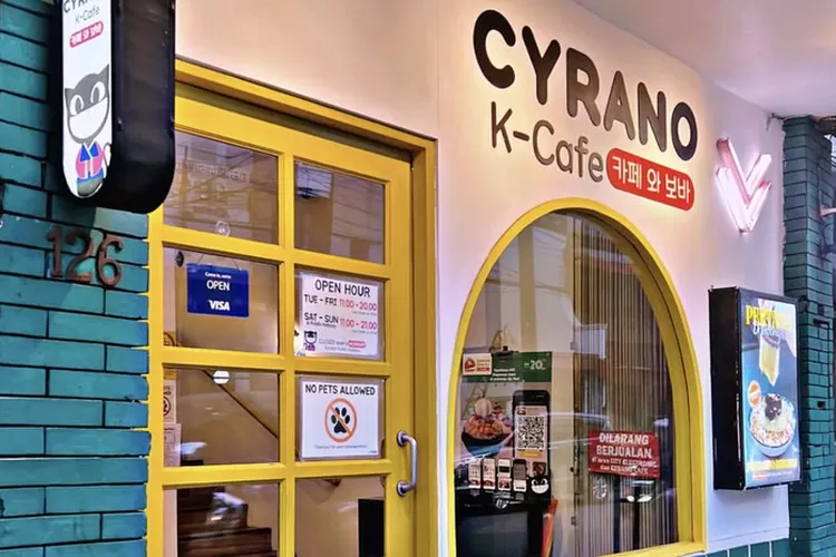 Cyrano Korean Cafe salah satu kafe favorit K-Popers. (IG/cyranocafe)