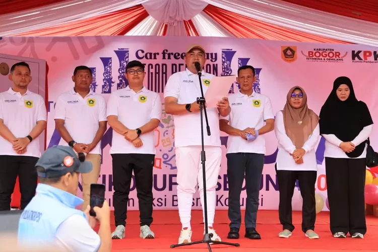 Bupati Bogor Ajak Pemuda Jadi Pelopor Gerakan Antikorupsi. (Foto/Diskominfo Kabupaten Bogor.)