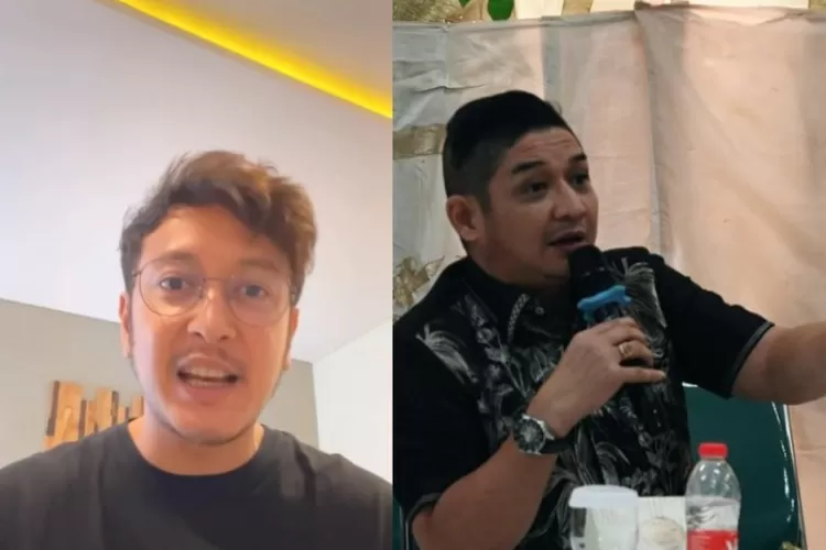 Pasha Ungu (kanan) sebut Dimas Anggara (kiri) telah menampar anaknya, Kiesha Alvaro. (Foto/Instagram/pashaungu_vm.)