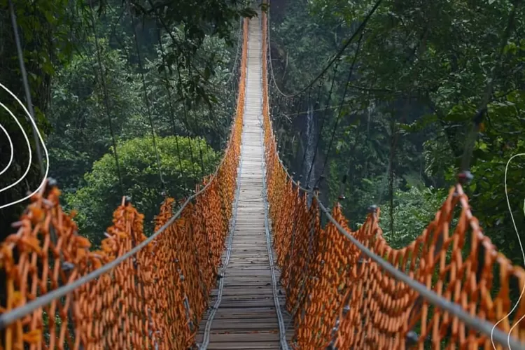 Pesona Situ Gunung Suspension Bridge, Jembatan Terpanjang Di Asia ...