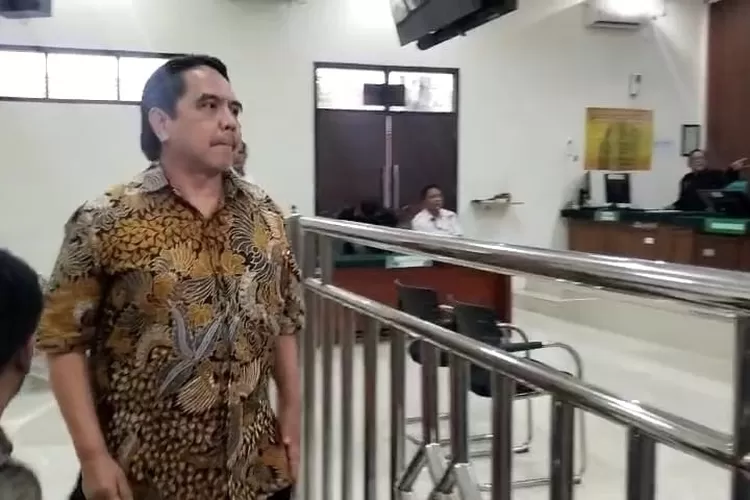 Ade Armando saat menghadiri persidangan di PN Depok  (Irfan )