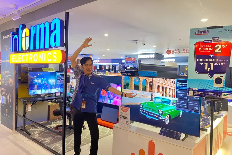 Informa Electronic Grandmall Cimanggis jadi solusi tepat untuk masyarakat mendapatkan elektronik berkualitas dengan harga murah (DOK.InformaElectronicGrandmallCimanggis)