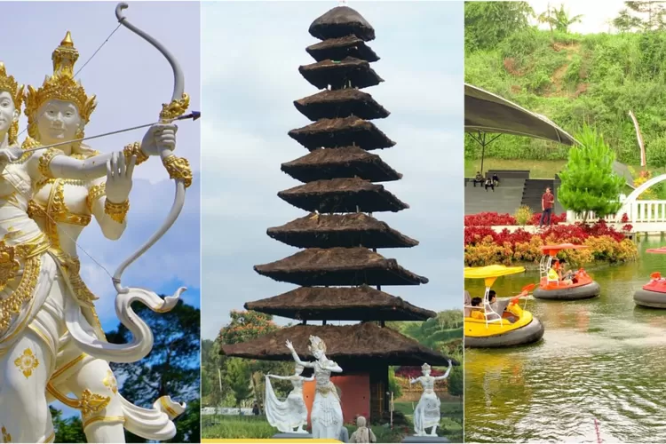 Taman Lembah Dewata, tempat wisata yang wajib di kunjungi bersama keluarga dengan nuansa khas Bali (Kolase Instagram @taman.lembah.dewata)