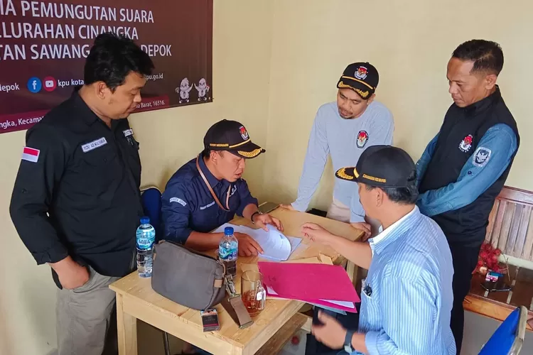 PPK Sawangan sedang bekerja menjelang Pemilu 2024