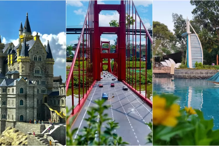 Minimania Puncak, tempat wisata yang menawarkan berkeliling dunia hanya dalam satu hari (Kolase Instagram @minimania.puncak)