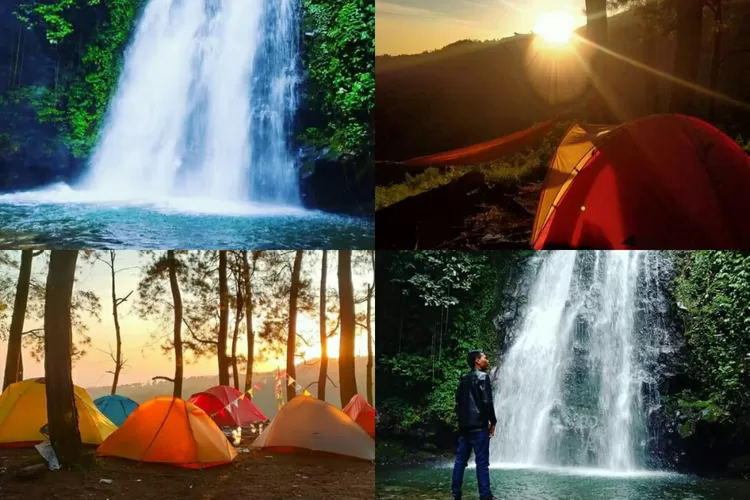 Curug Ciampea menawarkan pemandangan air terjun biru kehijauan ditambah camping disuguhi sunrise (Instagram/@curugciampea)