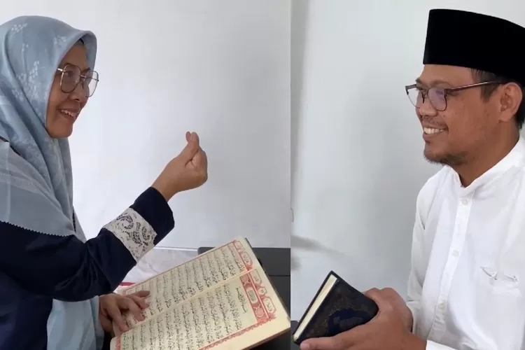 Wakil Walikota Depok, Imam Budi Hartono tadarus Alquran bersama sang itsri, Etty Mariyati Salim