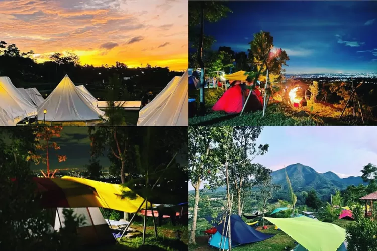 Tempat camping Bukit Surya Salaka dengan view yang memukau (Instagram/@sampsuryasalaka)