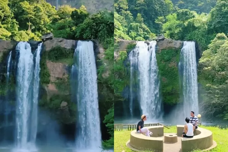 Keindahan Curug Sodong yang berada di Sukabumi  (Instagram)