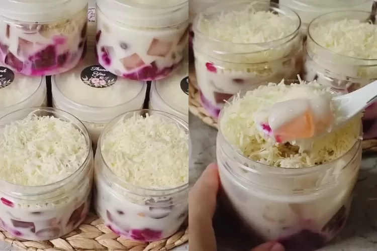 Resep Salad Buah yang creamy abis cocok buat takjil buka puasa (Tangkapan Layar Youtube atha naufal)