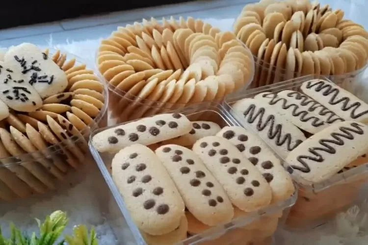 Resep Kue Lidah Kucing yang enak, manis, dan renyah untuk kue lebaran (Tangkapan Layar Youtube atha naufal)