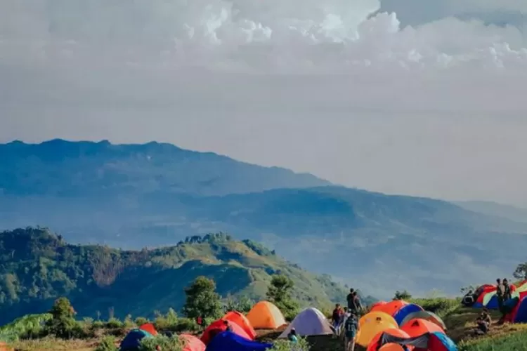 Pemandangan Puncak Palasari Camping Ground yang menakjubkan abis (Instagram/@puncakpalasari.bgr)