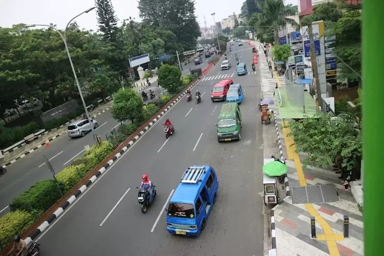 Suasana Jalan Margonda Raya, Kota Depok (ANDIKA EKA/RADAR DEPOK)