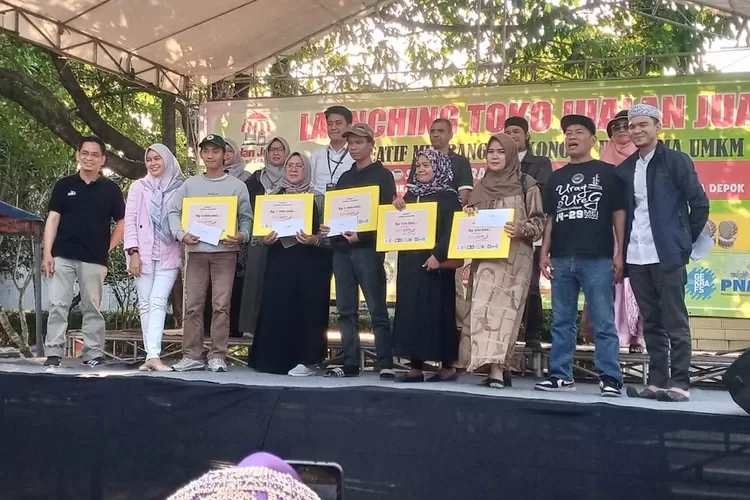 Ketua UMKM Kota Depok, Rudi Murodi ikut hadir dalam salah satu acara festival UMKM di Kota Depok. (DOK PRIBADI)