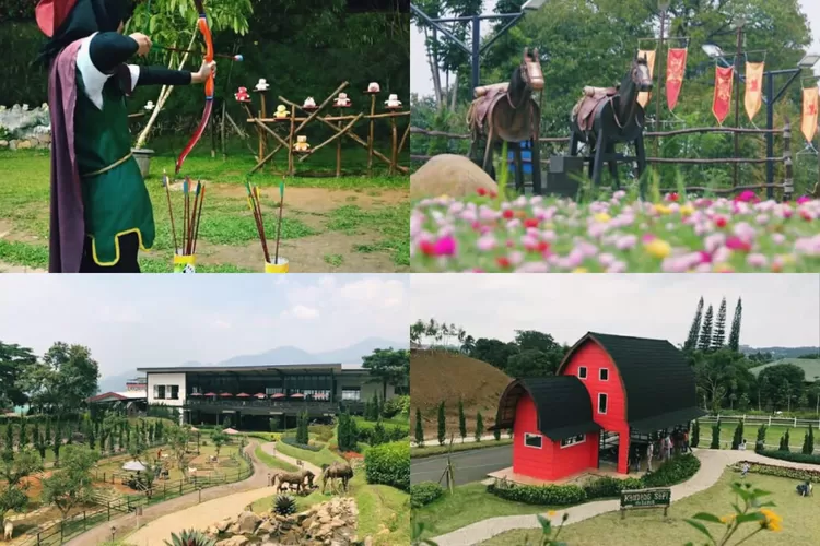 Kegiatan dan pemandangan di The Ranch Puncak Bogor (Instagram/@theranchpuncakbogor)