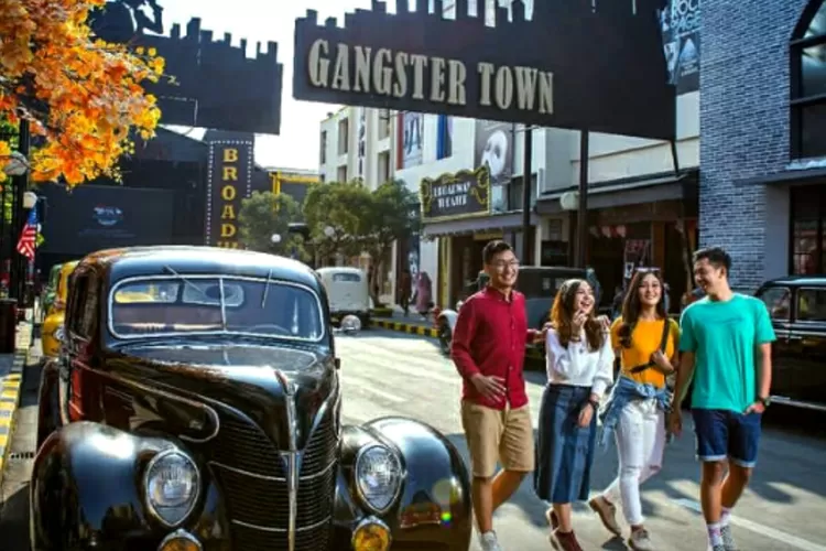 Zona Gangster Town di Museum Angkut Jawa Timur (Instagram/@museumangkut)