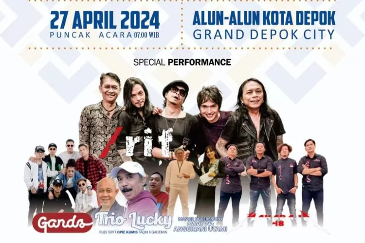 Flyer Hari Jadi ke-25 Kota Depok. (PEMKOT DEPOK)