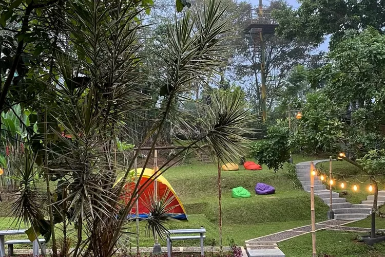 Campsite di Datura Nature Space yang adem dan murah di Bogor (Instagram/@daturanaturespace.official)
