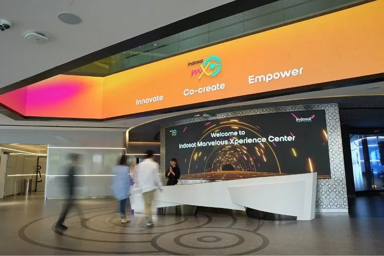 Pada Kuartal I 2024, Indosat Ooredoo Hutchison catat pertumbuhan cemerlang yang perkuat kolaborasi berdayakan Indonesia dengan AI.  (DOKUMEN Indosat Ooredoo Hutchison)